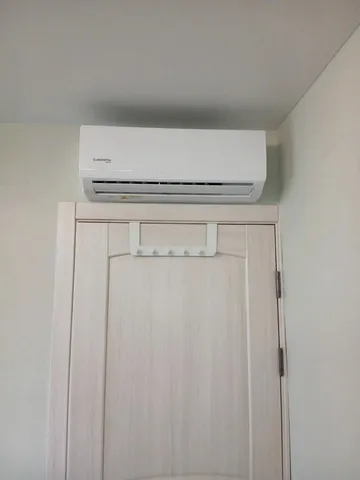 Монтаж на заложенную трассу в 5-м микрорайоне Установили сплит-систему Kentatsu в квартире...